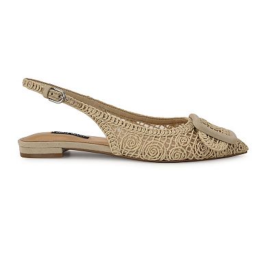 Nine West Jasser Women's Slip-On Slingback Dress Flats