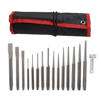 Stalwart 16 Pc Chisel & Punch Set