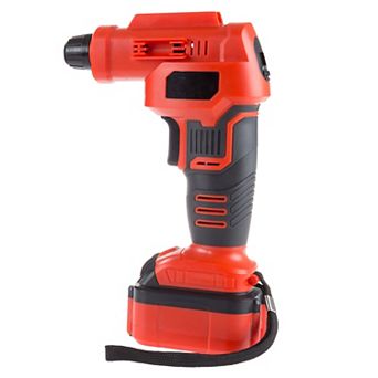 Stalwart Automatic Air Compressor With Case, Red