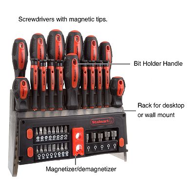 Stalwart 39-piece Magnetic Screwdriver Set