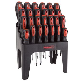 Stalwart 26 pc Screwdriver Tool Set With Stand