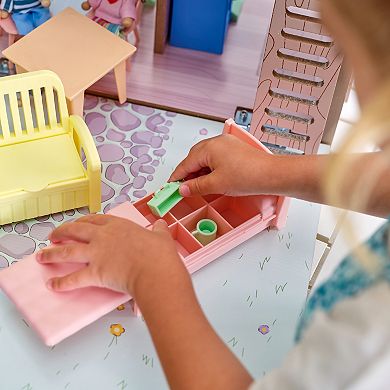 KidKraft Play & Store Cottage Wooden Dollhouse & 36 Accessories