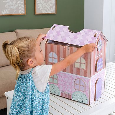 KidKraft Play & Store Cottage Wooden Dollhouse & 36 Accessories