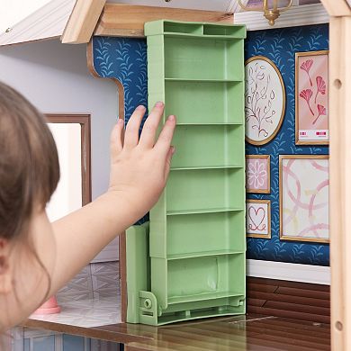 KidKraft Modern Charm Wooden Dollhouse & 7 Accessories