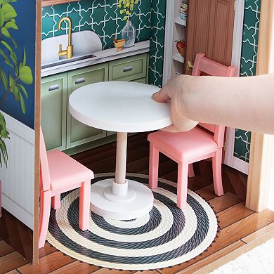 KidKraft Modern Charm Wooden Dollhouse & 7 Accessories