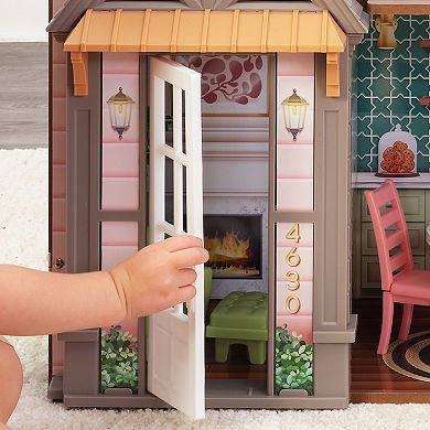 KidKraft Modern Charm Wooden Dollhouse & 7 Accessories