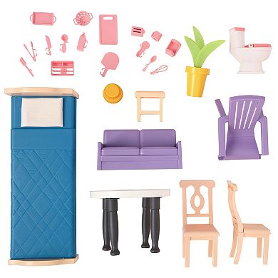 KidKraft Bella View Wooden Dollhouse & 31 Accessories