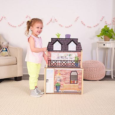 KidKraft Bella View Wooden Dollhouse & 31 Accessories