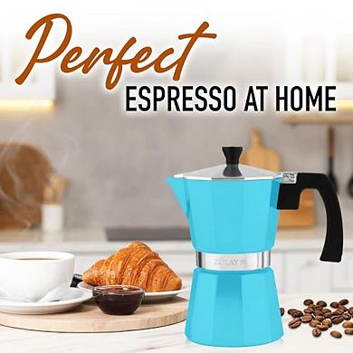 Zulay Kitchen 6 Cup Moka Pot Espresso - Cuban Coffee Maker