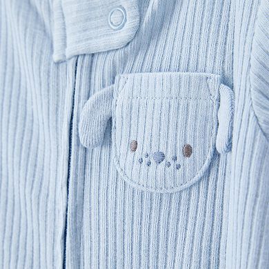 Baby Boy Carter's Ribbed 2-Way Zip Sleep & Play Pajamas