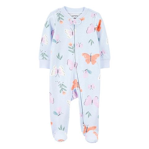 Детская пижама Carter's Butterfly с молнией
