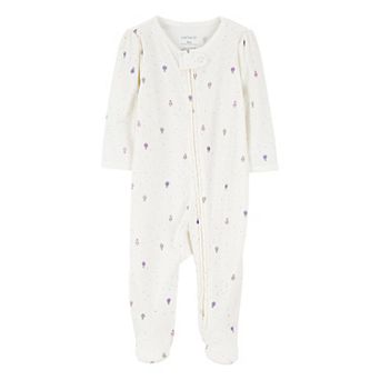 Baby Girl Carter's Textured Sleep and Play Pajamas