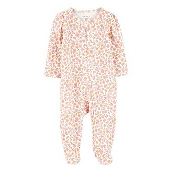 Baby Girl Carter's Floral 2-Way Zip Sleep & Play Pajamas