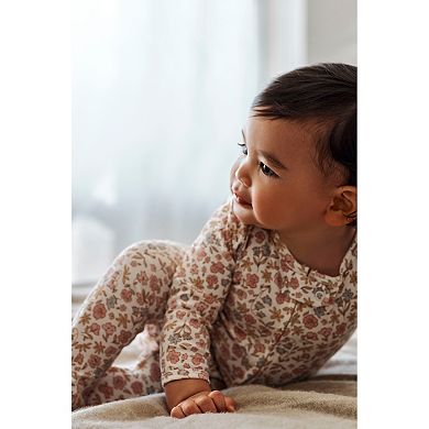 Baby Girl Carter's Floral 2-Way Zip Sleep & Play Pajamas