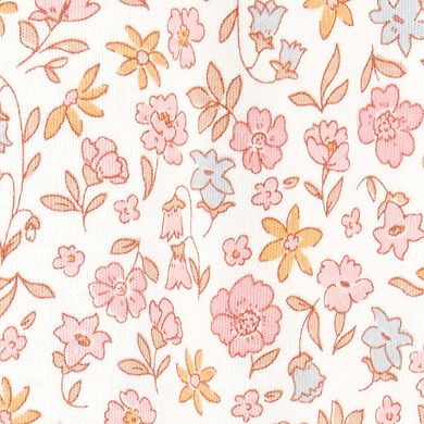 Baby Girl Carter's Floral 2-Way Zip Sleep & Play Pajamas