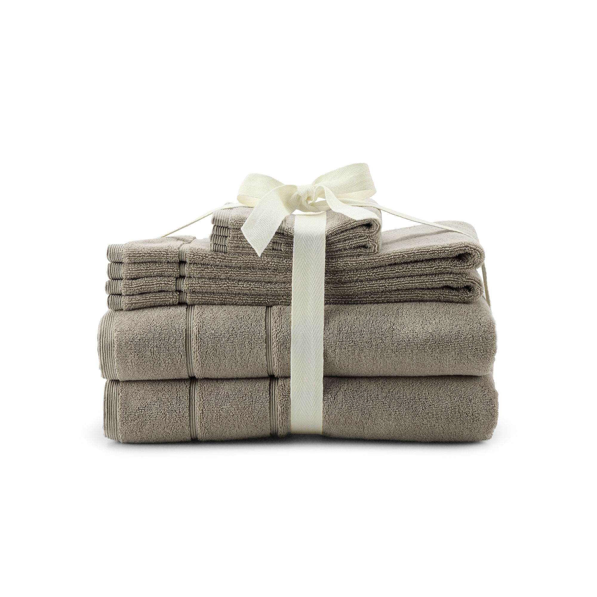 Miryana Organic Turkish Cotton 6-Piece Set, Grey