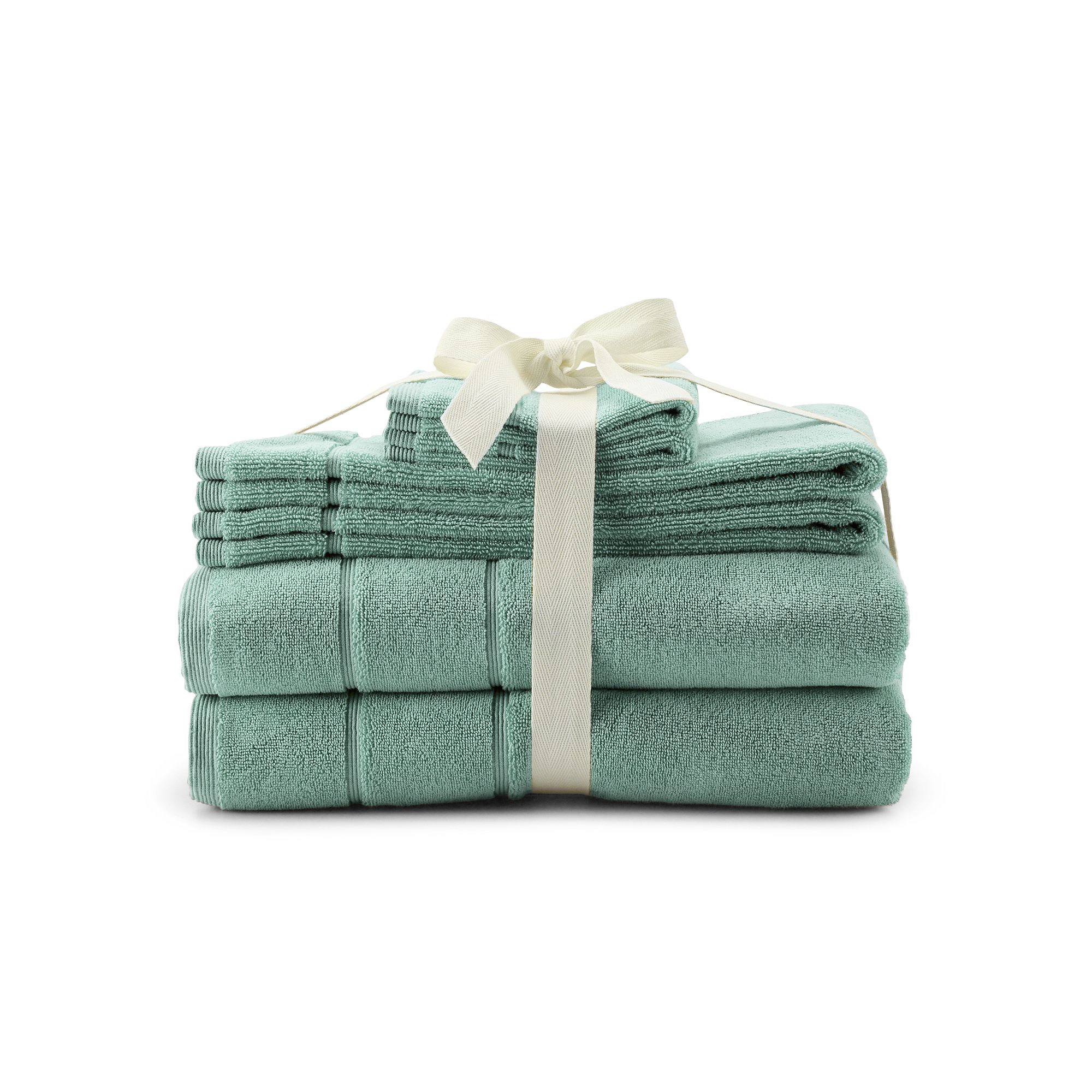 Miryana Organic Turkish Cotton 6-Piece Set, Cloud Blue