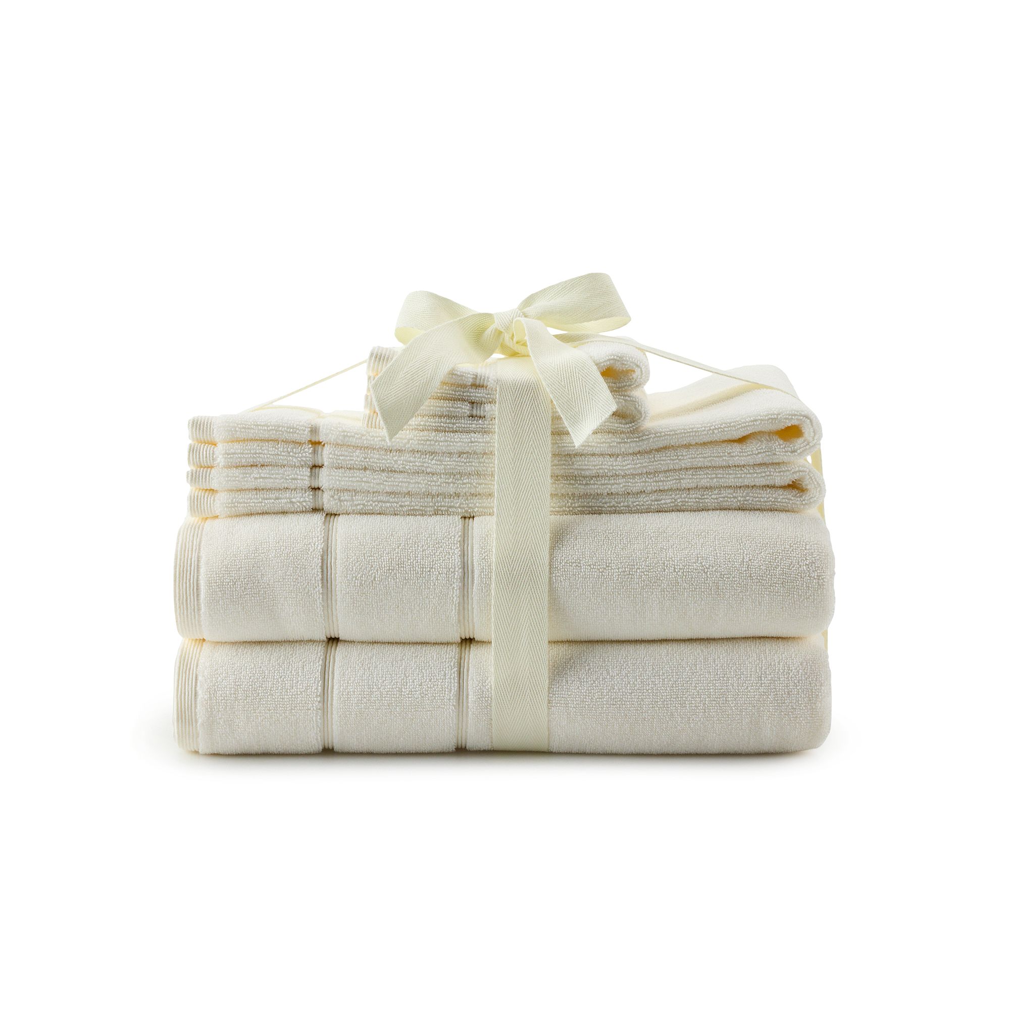 Miryana Organic Turkish Cotton 6-Piece Set, Ivory
