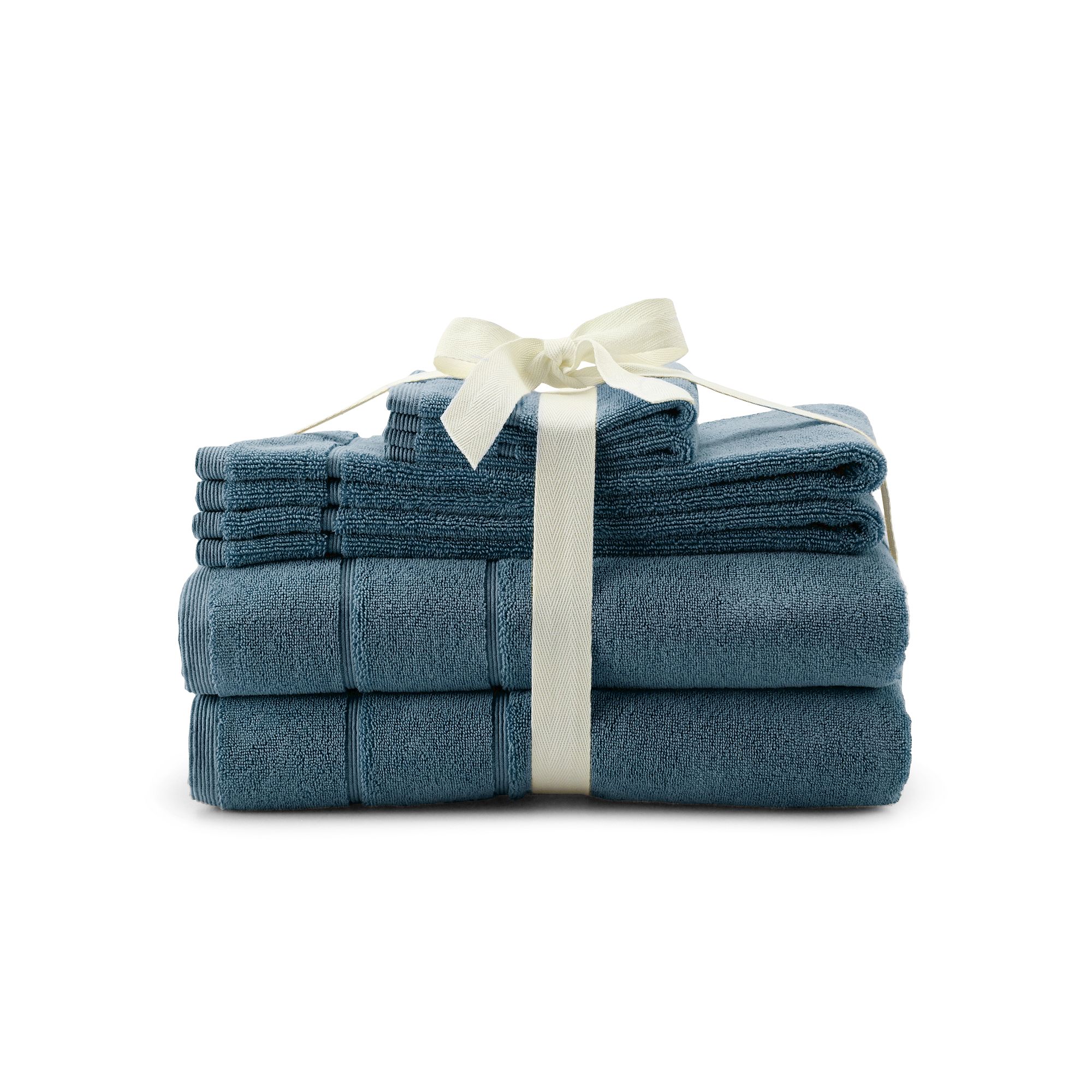 Miryana Organic Turkish Cotton 6-Piece Set, Blue