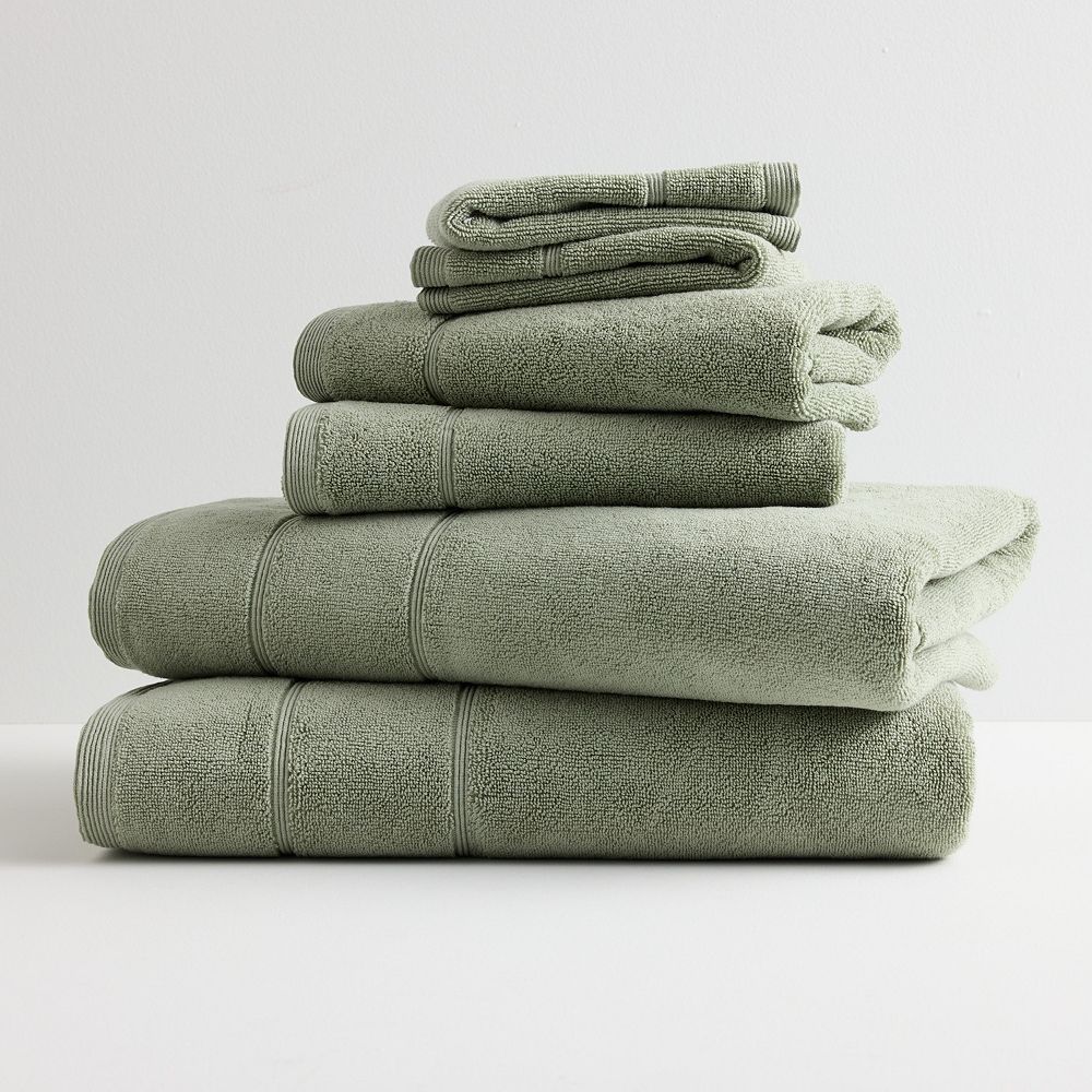 Miryana Organic Turkish Cotton 6-Piece Towel Set - Natural