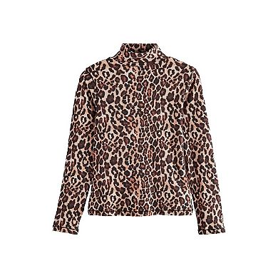 Women's NEXT Animal Print Roll Neck Top