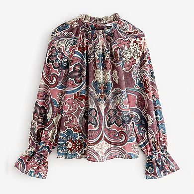 Women's NEXT Paisley Print Flare Sleeve Blouse