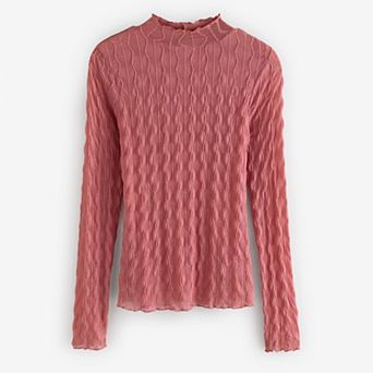 Women's NEXT Mesh Roll Neck Blouse