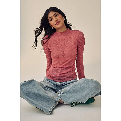 Women's NEXT Mesh Roll Neck Blouse