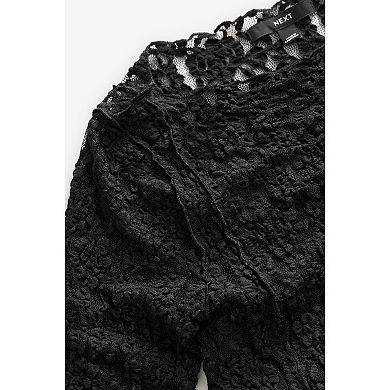 Women's NEXT Slash Neck Lace Top
