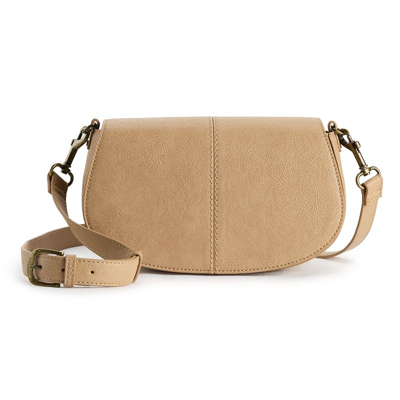 Sonoma Goods For Life® Ariana Rounded Flap Crossbody Bag, Elmore