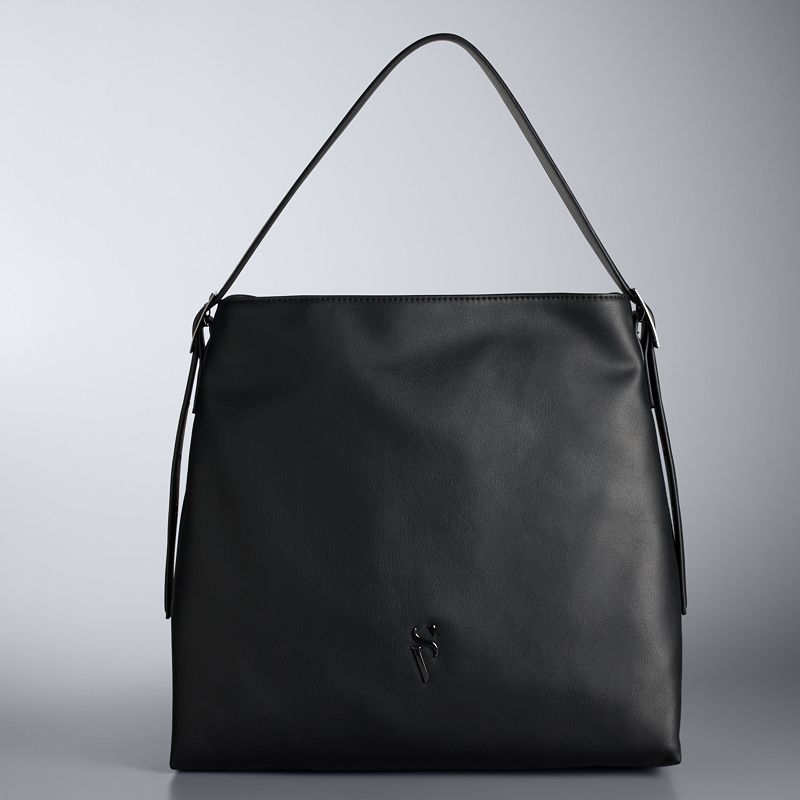 Simply Vera Vera Wang Jay Shopper Shoulder Bag, Black