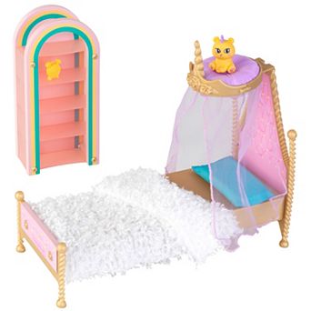 KidKraft Rainbow Dreamers Cloud Bedroom Dollhouse Furniture