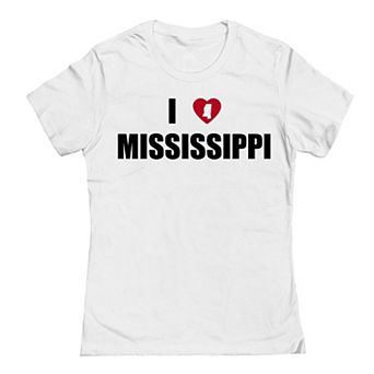 Junior's I Heart Mississippi Graphic Tee