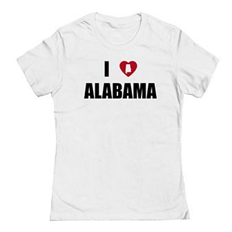 Junior's I Heart Alabama Graphic Tee
