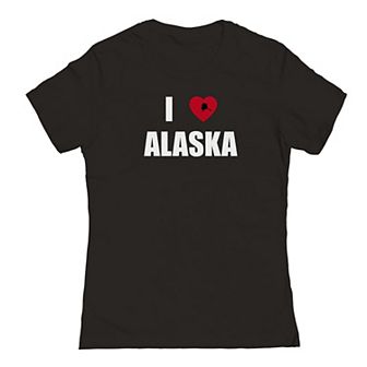 Junior's I Heart Alaska Graphic Tee
