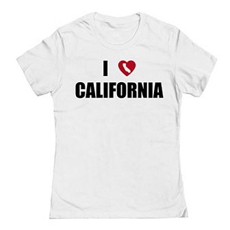Junior's I Heart California Graphic Tee