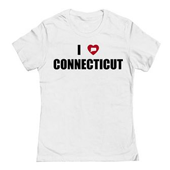 Junior's I Heart Connecticut Graphic Tee