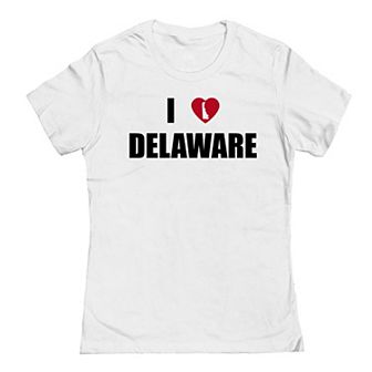 Junior's I Heart Delaware Graphic Tee