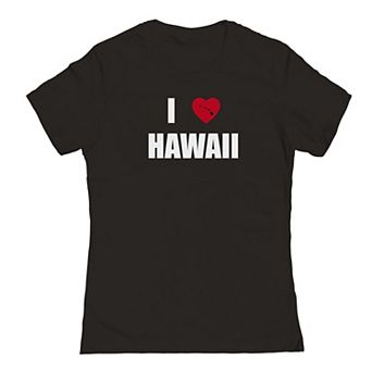 Junior's I Heart Hawaii Graphic Tee