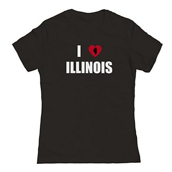 Junior's I Heart Illinois Graphic Tee