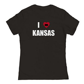 Junior's I Heart Kansas Graphic Tee