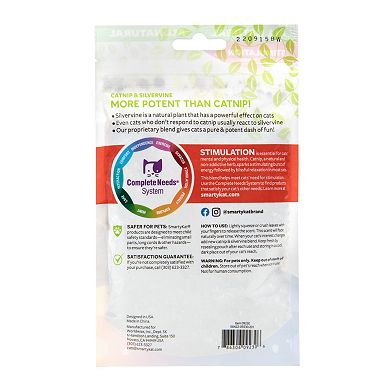 SmartyKat Catnip with Silvervine Cat Attractant