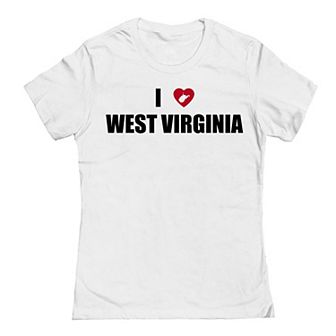 Junior's I Heart West Virginia Graphic Tee