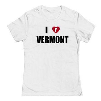 Junior's I Heart Vermont Graphic Tee