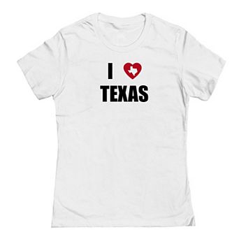 Junior's I Heart Texas Graphic Tee