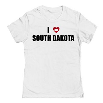 Junior's I Heart South Dakota Graphic Tee