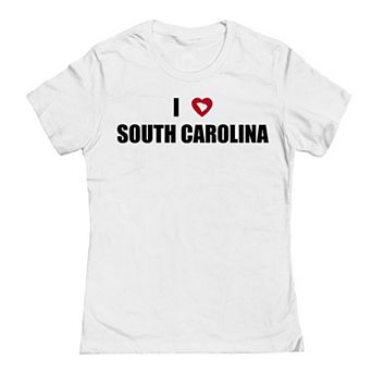 Junior's I Heart South Carolina Graphic Tee