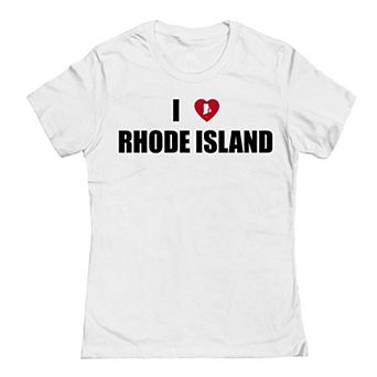 Junior's I Heart Rhode Island Graphic Tee