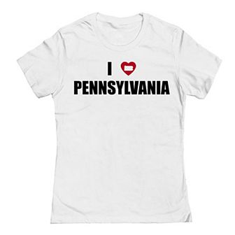 Junior's I Heart Pennsylvania Graphic Tee