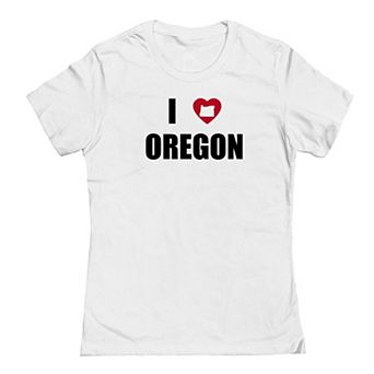 Junior's I Heart Oregon Graphic Tee